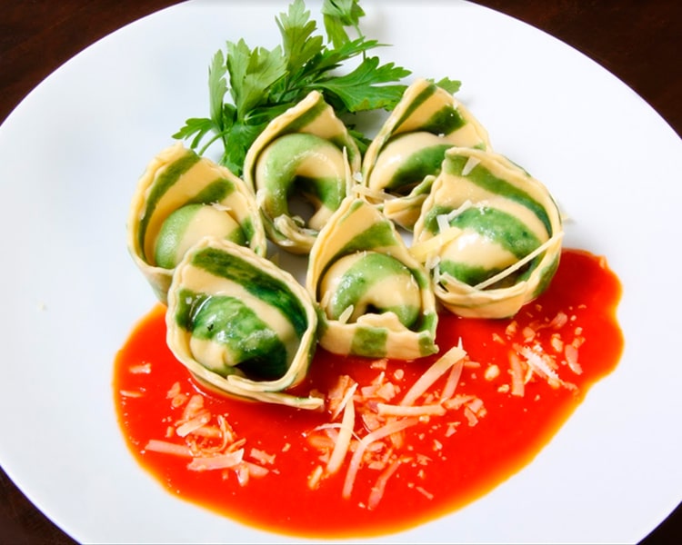 Tortelloni Ricotta e Espinafre
